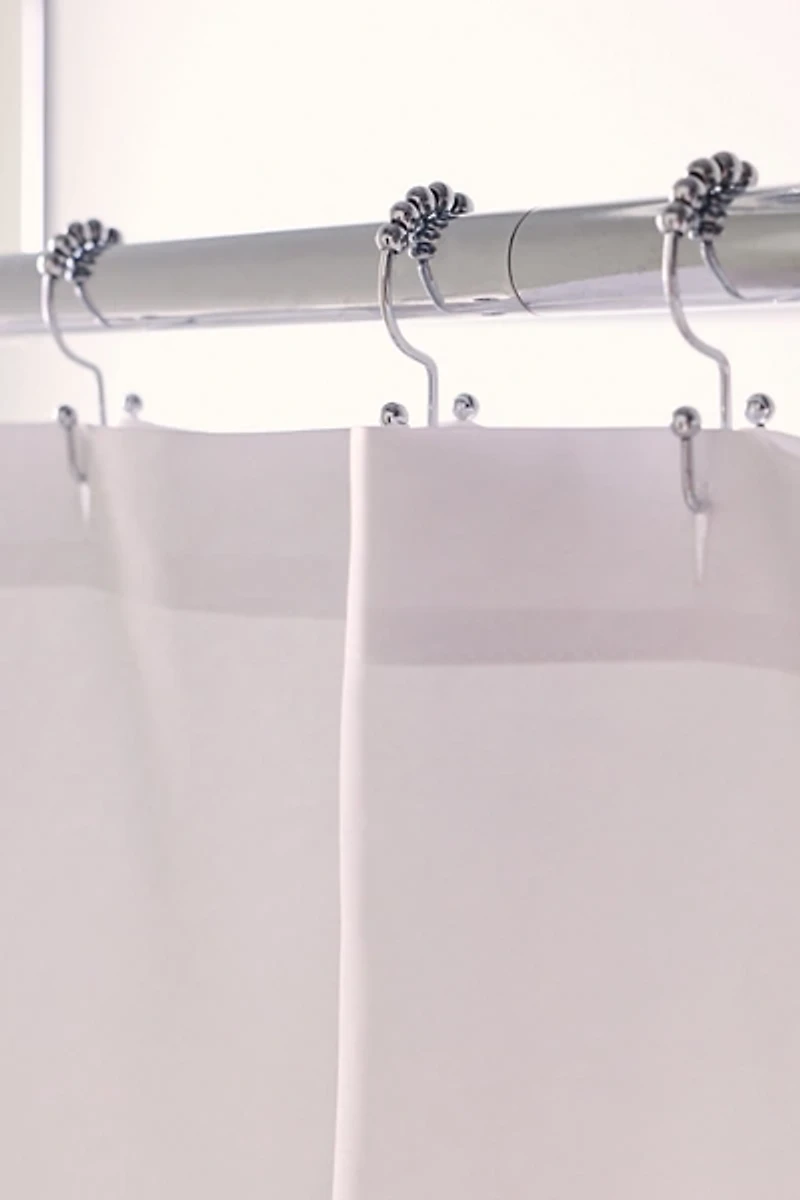 Flamingo Flower Printed Shower Curtain