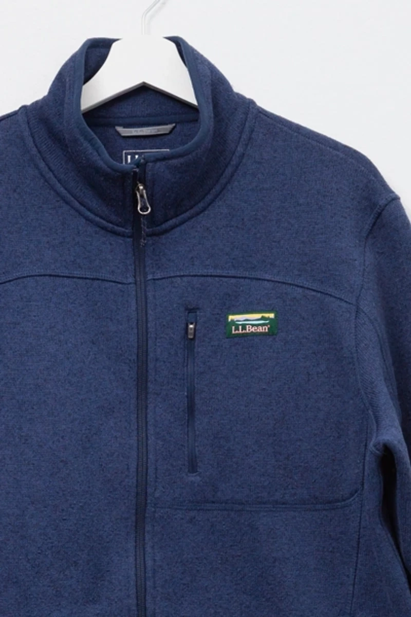 Vintage Y2K L.L. Bean Blue Zip Fleece Jacket