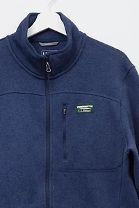 Vintage Y2K L.L. Bean Blue Zip Fleece Jacket