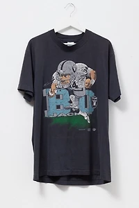 Vintage 1990s Distressed Bo Jackson LA Raider Graphic T-Shirt Made in USA