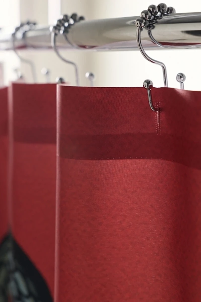 Jessica O. Peaceful Among Chaos Printed Shower Curtain