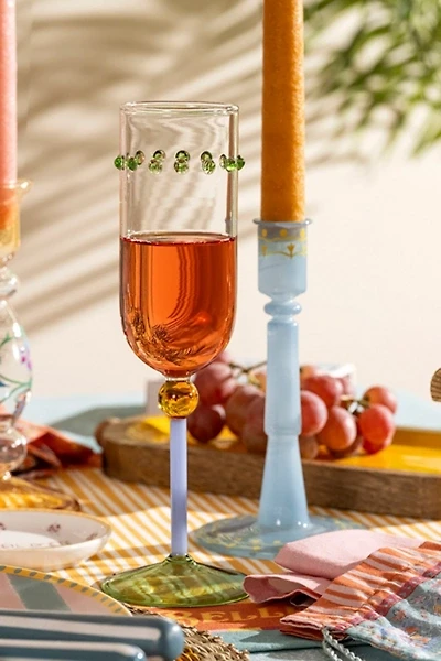 Zsa Zsa Zsu Henan Borosilicate Champagne Glass Set