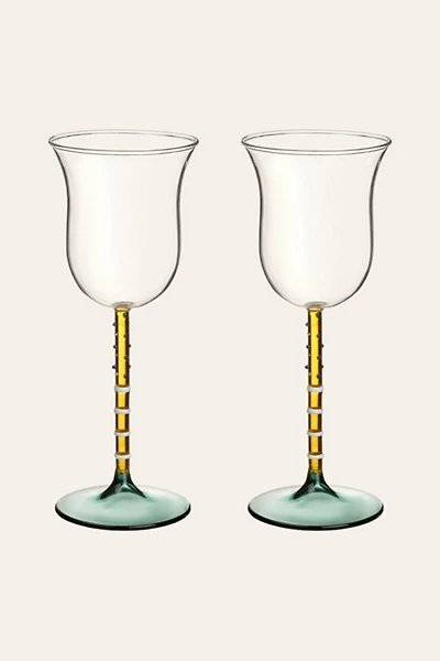 Zsa Zsa Zsu Henan Borosilicate White Wine Glass Set