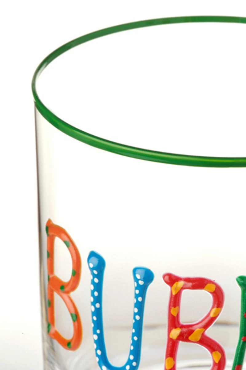 Zsa Zsa Zsu Loess Hand Printed Glass Tumbler
