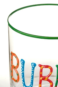 Zsa Zsa Zsu Loess Hand Printed Glass Tumbler