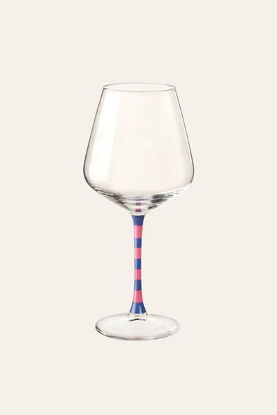 Zsa Zsa Zsu Loess Hand Painted Glass Red Wine Glass