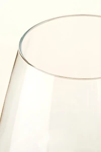 Zsa Zsa Zsu Loess Hand Painted  Glass White Wine Glass