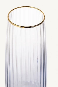 Zsa Zsa Zsu Ribbed Flute Champagne Glass Set