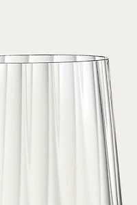Zsa Zsa Zsu Poznan Optical Glass Flute Champagne Set