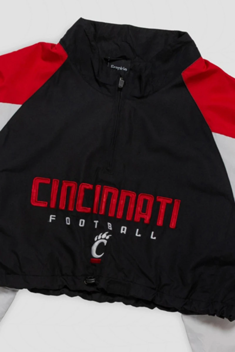 Frankie Collective Rework Cincinnati Bearcats Crop Jacket