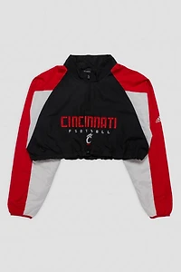 Frankie Collective Rework Cincinnati Bearcats Crop Jacket