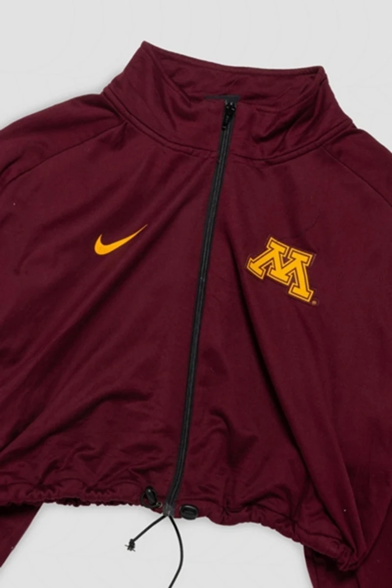 Frankie Collective Rework Minnesota Golden Gophers Crop Jacket
