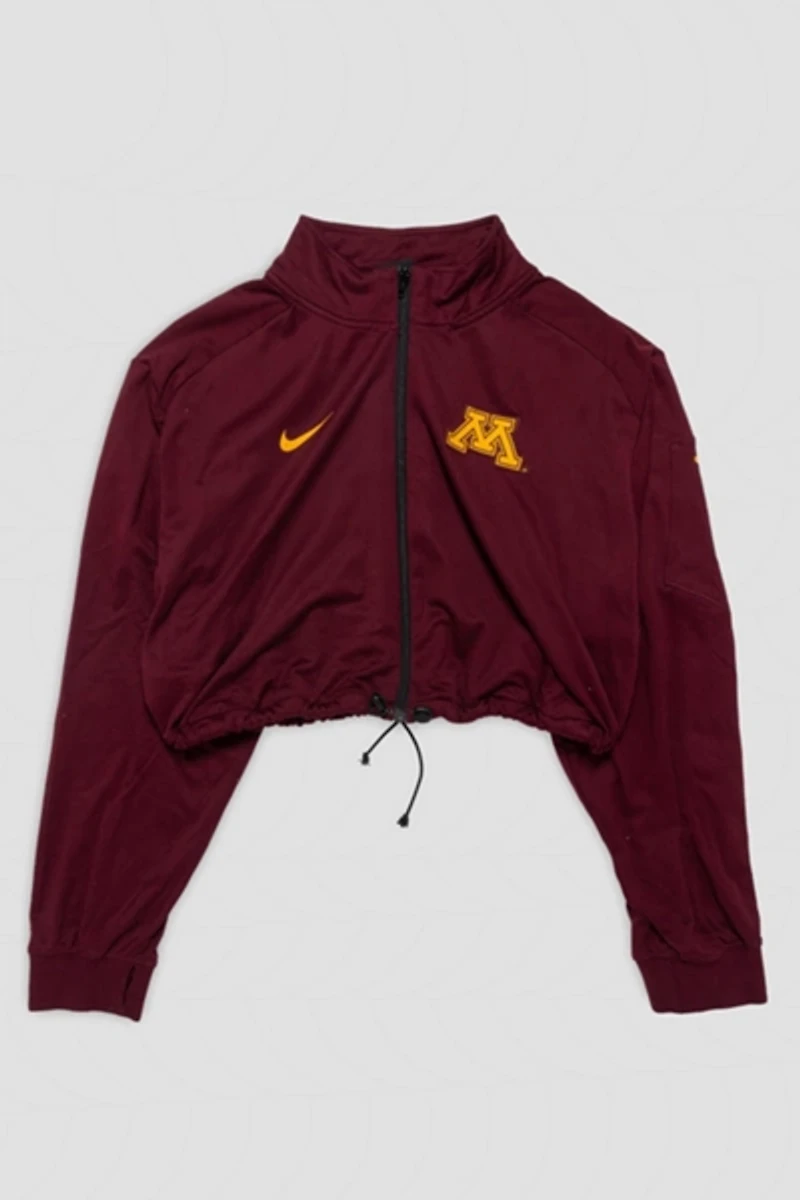 Frankie Collective Rework Minnesota Golden Gophers Crop Jacket