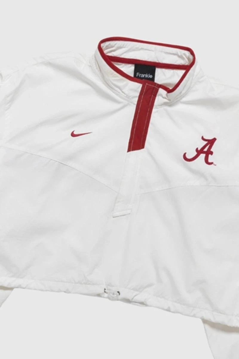 Frankie Collective Rework Alabama Crimson Tide Crop Jacket