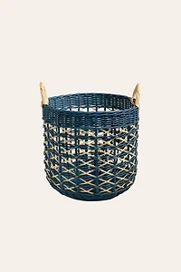 Zsa Zsa Zsu Java Round Rattan Basket