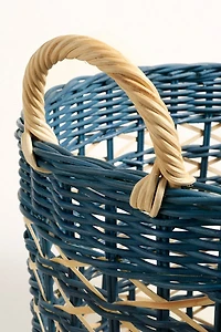 Zsa Zsa Zsu Java Round Rattan Basket