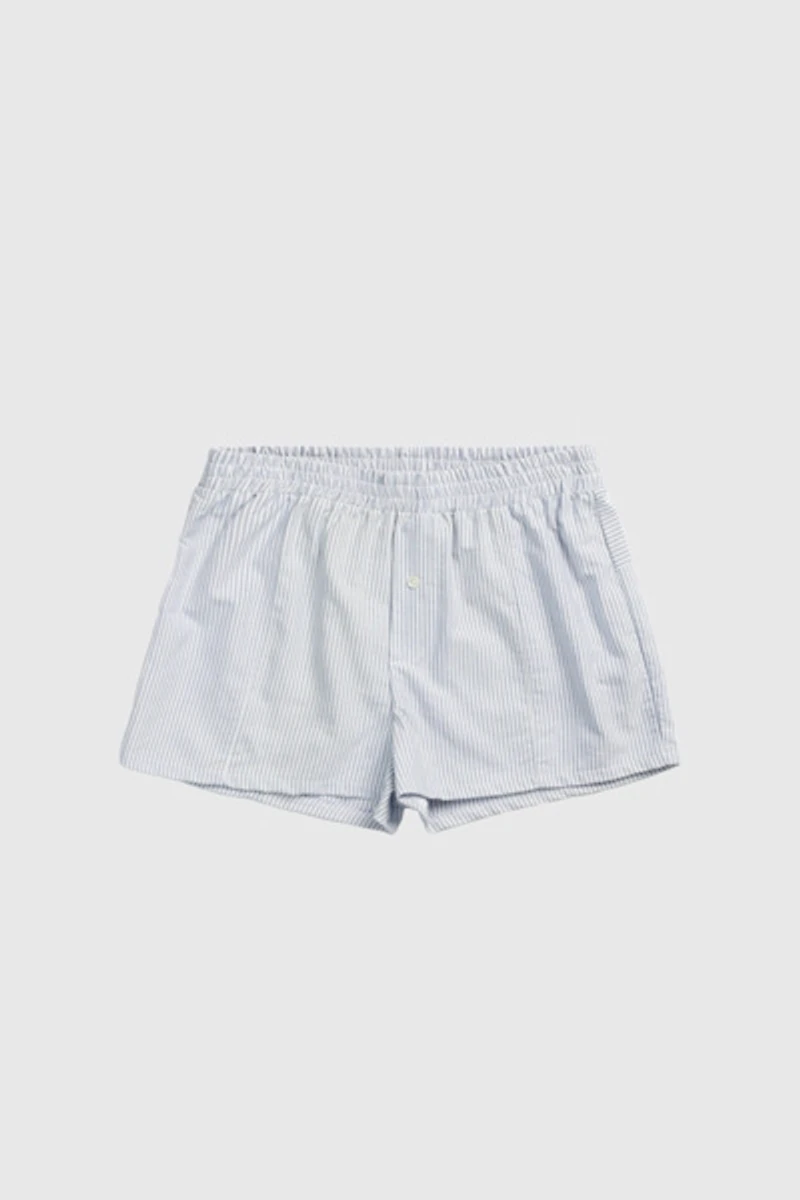 Frankie Collective Rework Oxford Mini Boxer Shorts