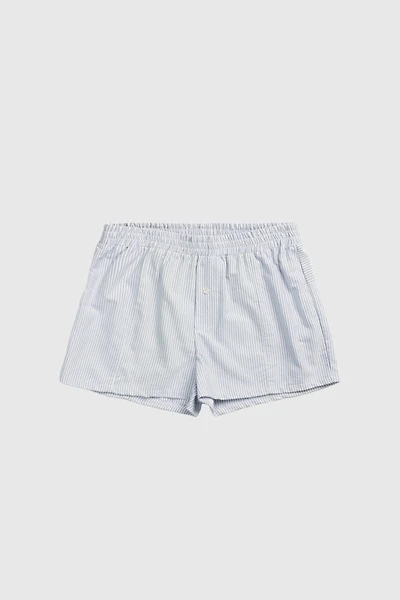 Frankie Collective Rework Oxford Mini Boxer Shorts