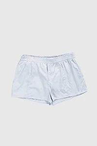 Frankie Collective Rework Oxford Mini Boxer Shorts