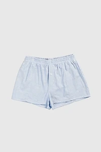 Frankie Collective Rework Oxford Mini Boxer Shorts