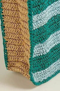 Zsa Zsu Delhi Raffia Shoulder Bag