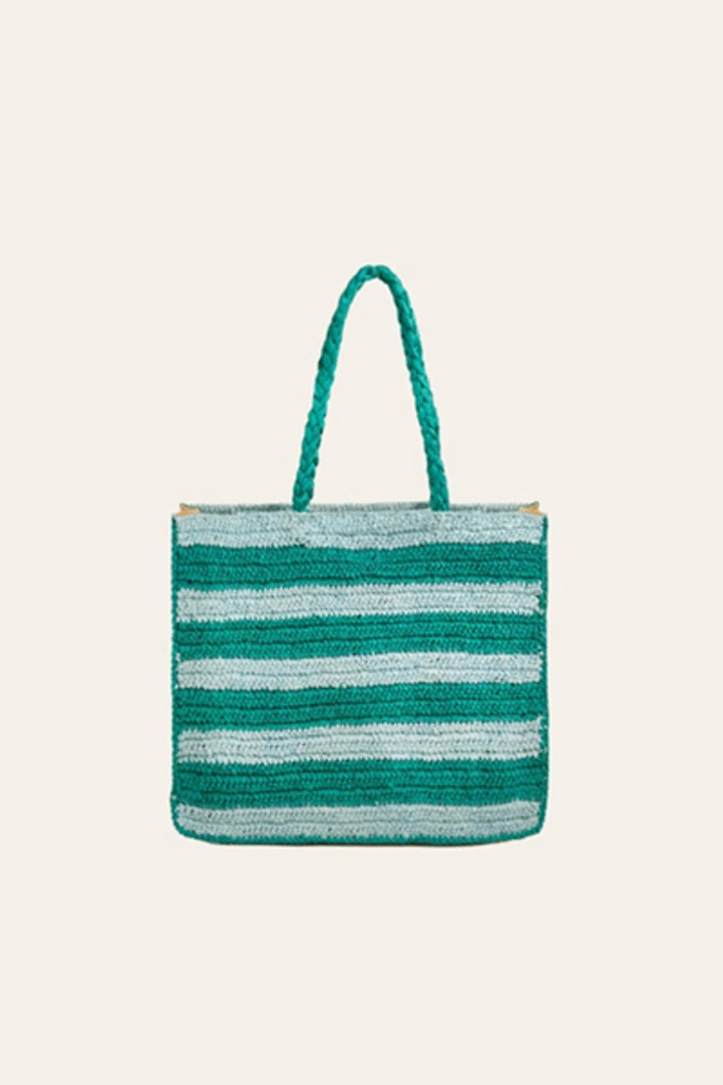 Zsa Zsu Delhi Raffia Shoulder Bag
