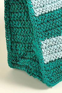 Zsa Zsu Delhi Raffia Tote Bag