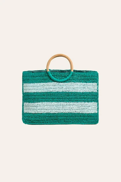 Zsa Zsu Delhi Raffia Tote Bag