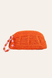 Zsa Zsa Zsu Delhi Raffia Clutch Bag