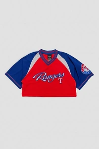 Frankie Collective Rework Texas Rangers Crop Tee