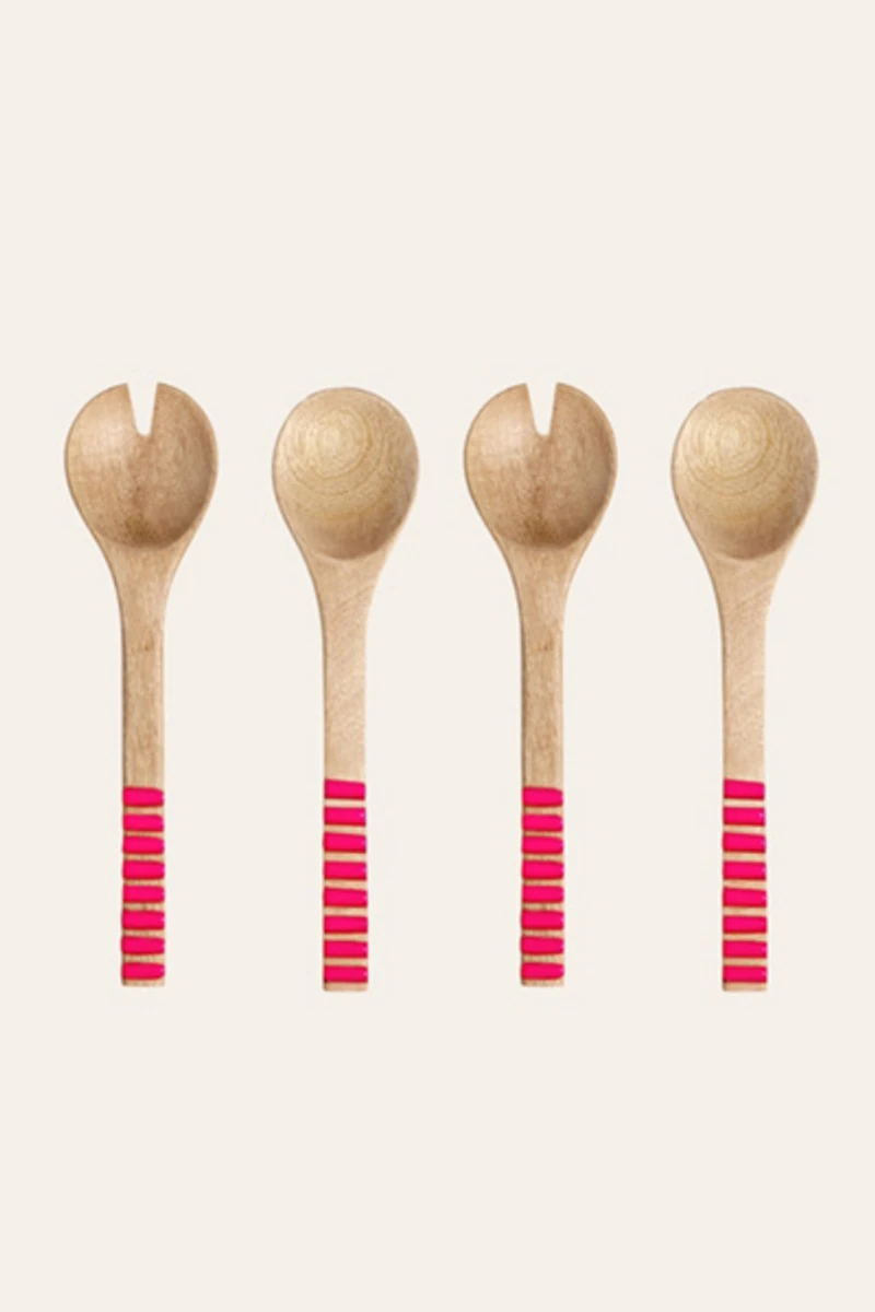 Zsa Zsa Zsu Lakri Mango Tree Salad Spoon Set