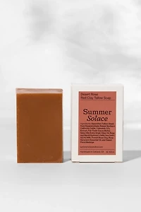Summer Solace Tallow Desert Rose Red Clay Bar Soap