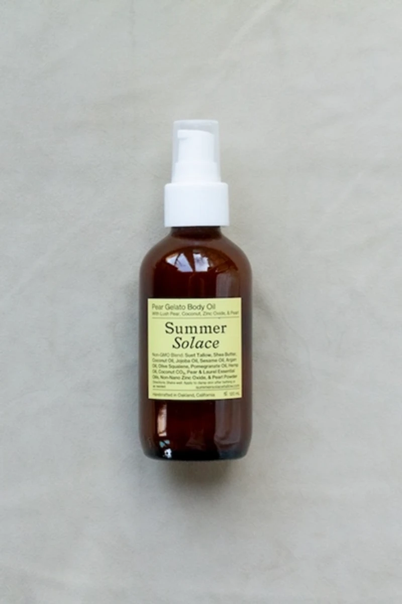 Summer Solace Tallow Pear Gelato Body Oil