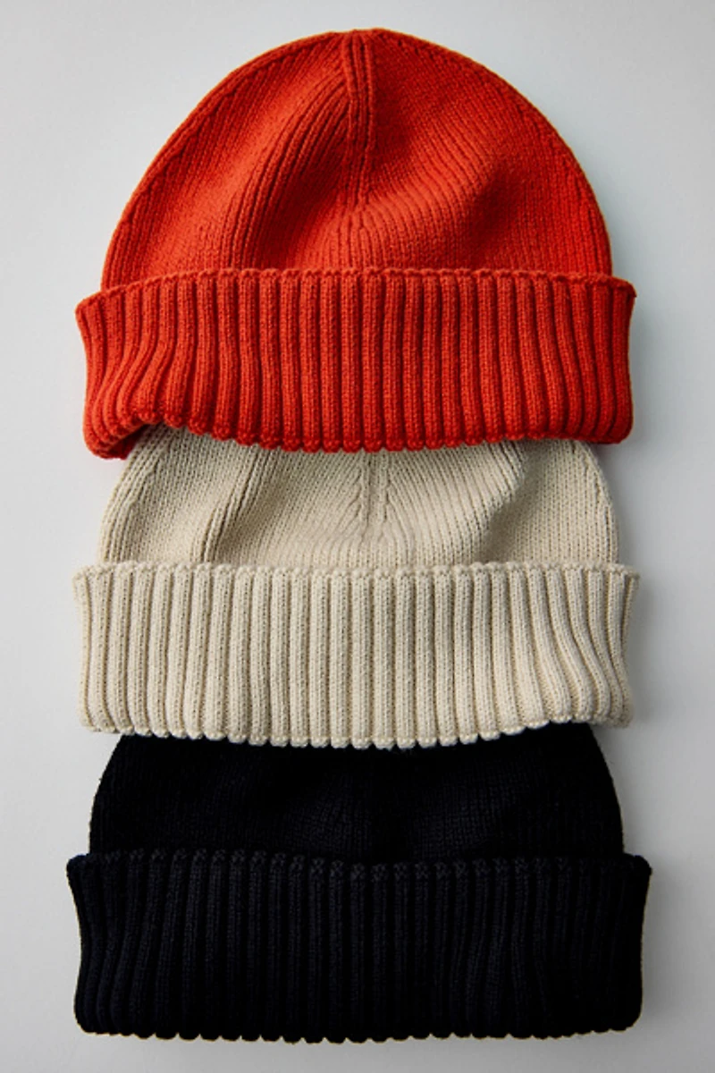 Clean Short Roll Beanie