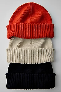 Clean Short Roll Beanie