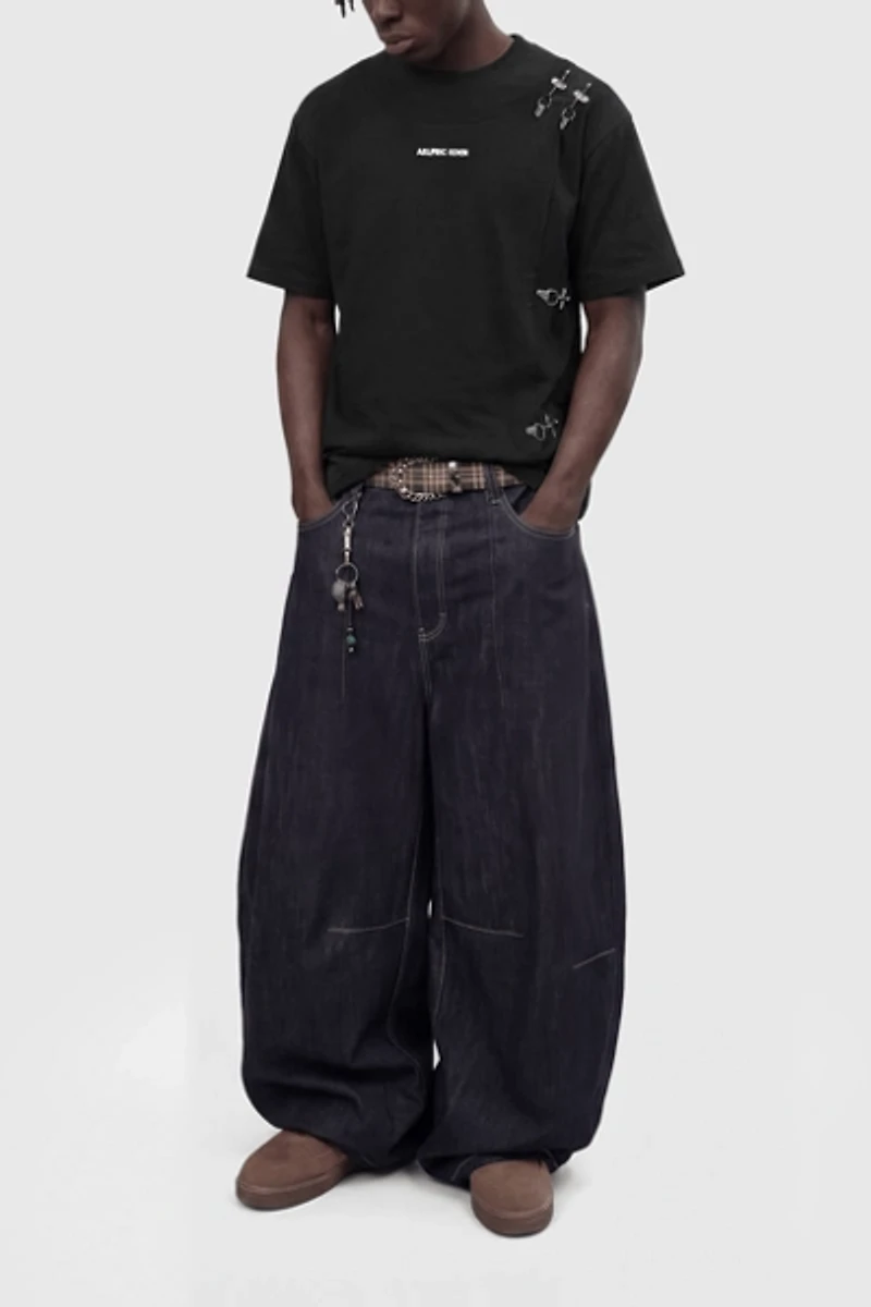 Aelfric Eden Boxy Metal Button Tee