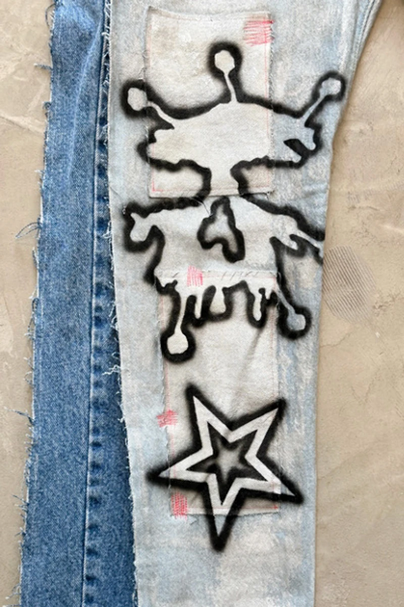 Mindblown Anarchy Denim Pant