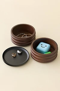 Casen 2-Tier Wooden Jewelry Storage Box
