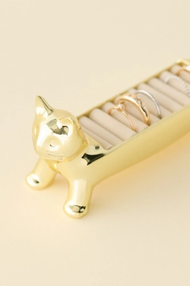 Indy Cat Shaped Ring Holder