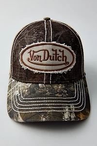 Von Dutch Realtree Camo Raw Patch Hat