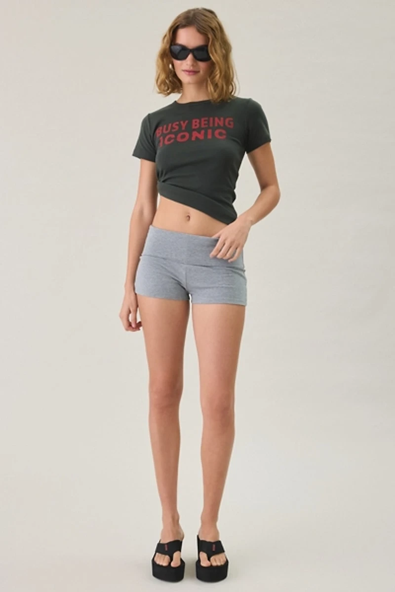 Busy Being Iconic Graphic Baby Tee