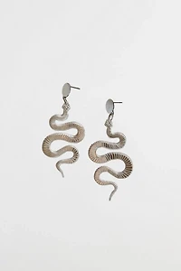 Sigfus Designs Silver Snake Earrings