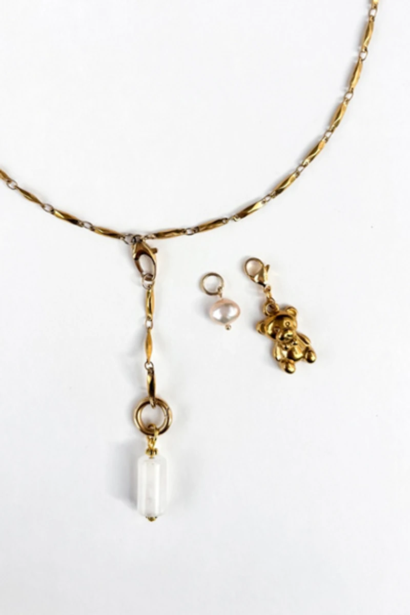Sigfus Designs Honey Bear Drop Necklace
