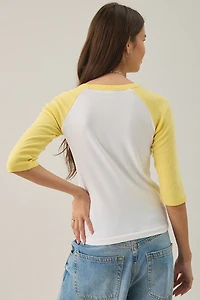 San Francisco Graphic Raglan 3/4 Sleeve Tee
