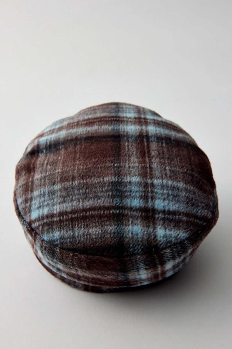 Plaid Pattern Baker Boy Hat