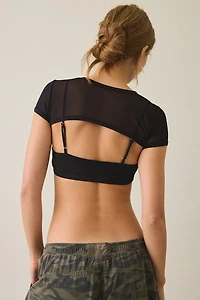 BDG Connor Cropped Short Sleeve Shrug 2-Piece Set
