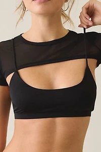 BDG Hudson Long Sleeve Shrug Top 2-Piece Set