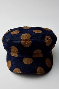 Polka Dot Baker Boy Hat
