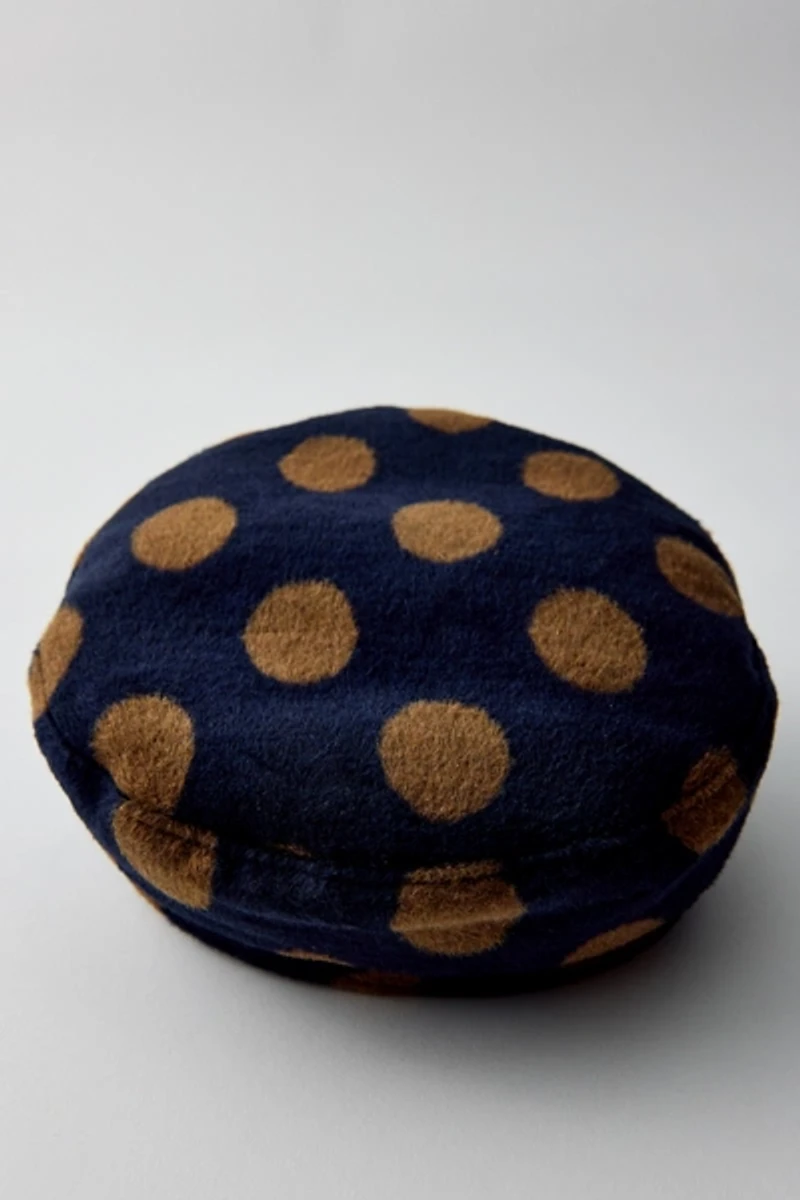 Polka Dot Baker Boy Hat
