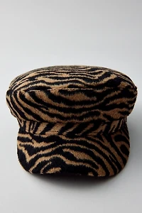 Tiger Pattern Cabbie Hat